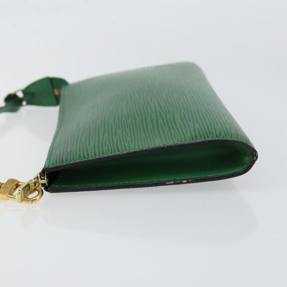 LOUIS VUITTON Epi Pochette Accessoires Accessory Pouch Green M52984 Auth th6474 - Picture 4 of 16
